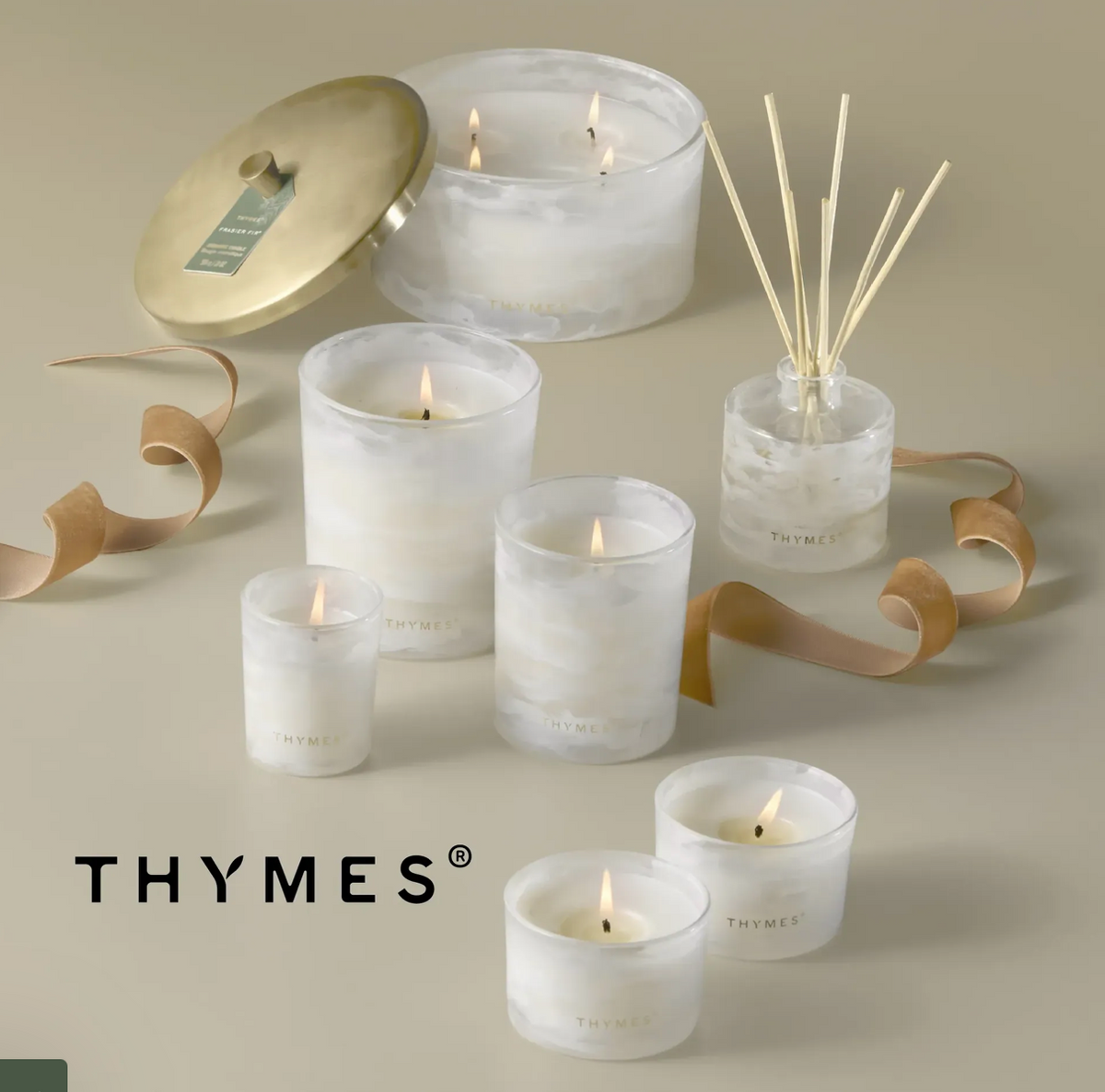 Thymes Frasier Fir Tidings Votive 2 oz