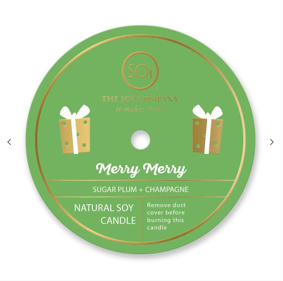 The SOi Co. Holiday Candle - Merry Merry