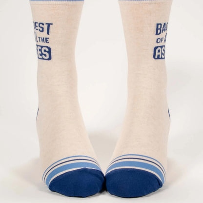 BlueQ Men's Crew Socks - Baddest of All