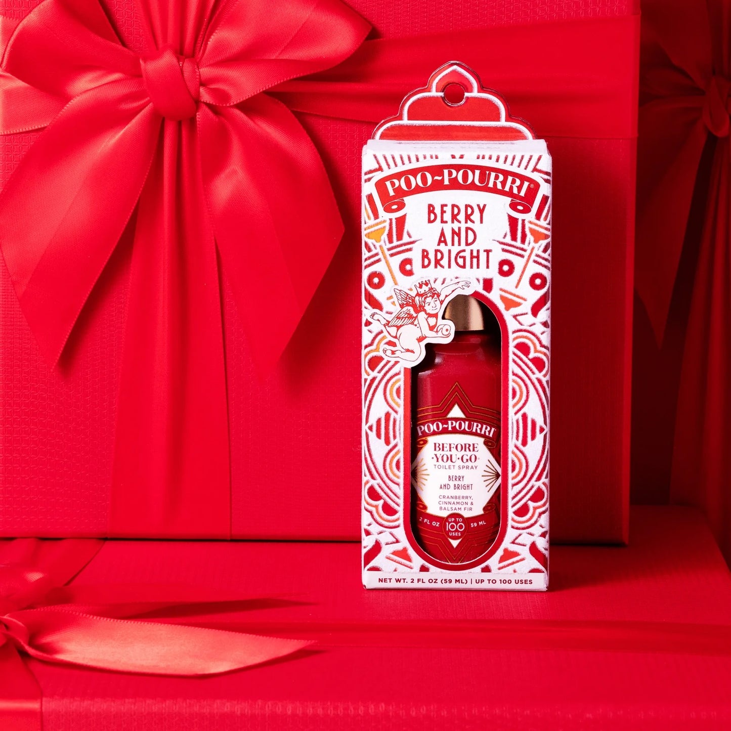 Poo~Pourri Holiday Before-You-Go Spray - Berry & Bright