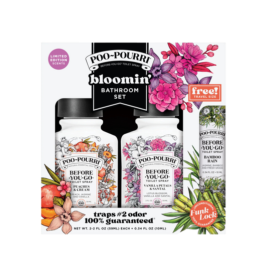 Poo~Pourri Before-You-Go Toilet Spray - Bloomin Bathroom Value Set