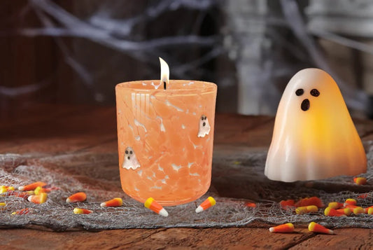 The SOi Co. Candy Corn Ghost Candle