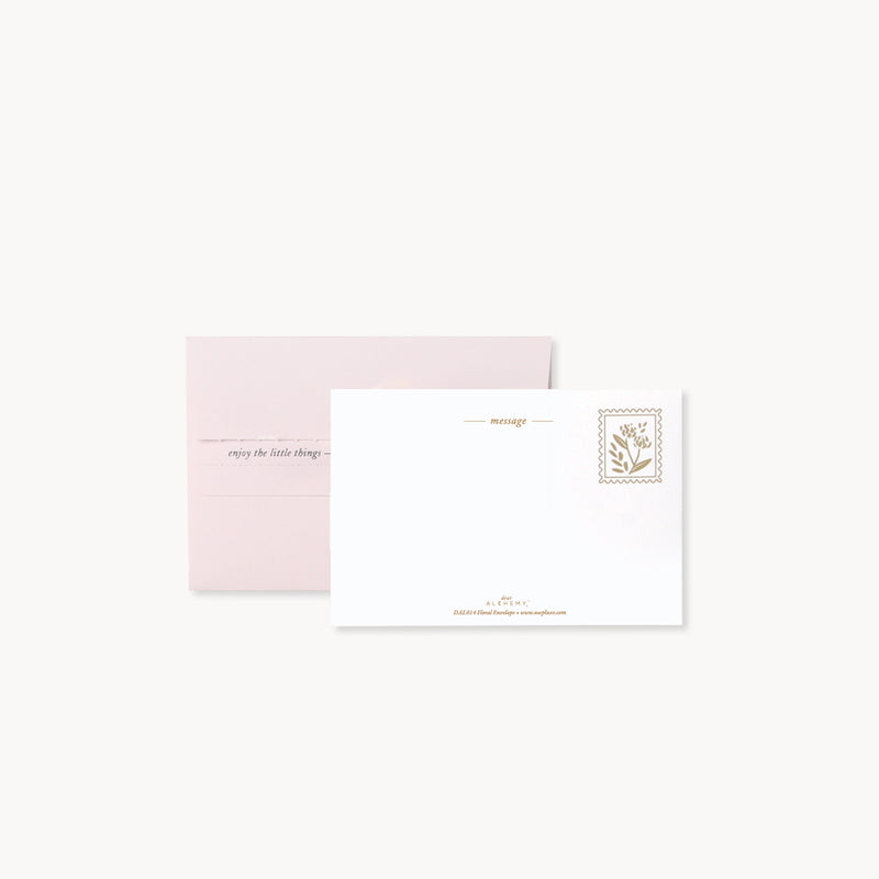 Greeting Card - Floral Envelope