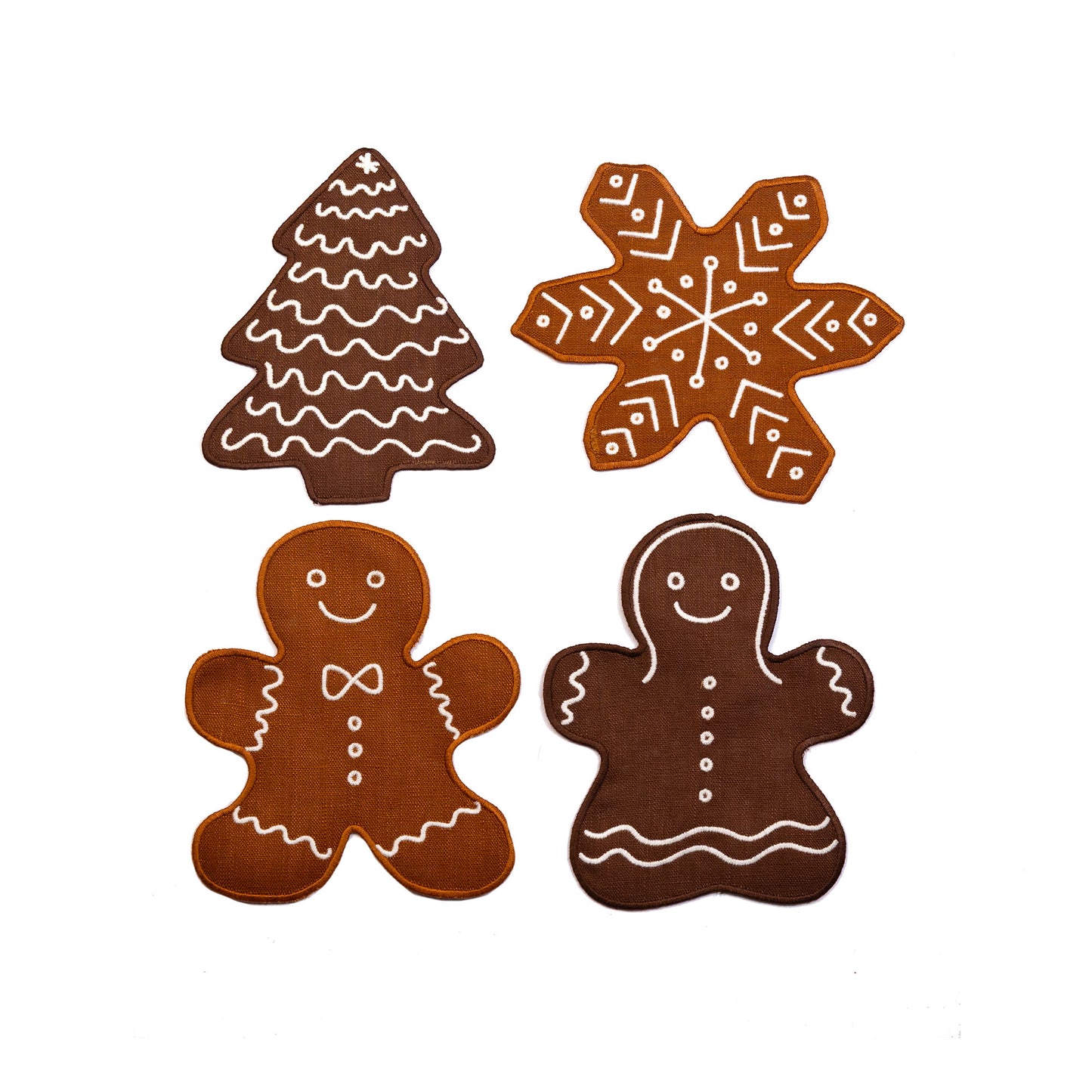 Novelty Cocktail Napkins - Gingerbread