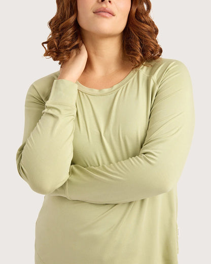 Boody Goodnight Raglan Top - Sage