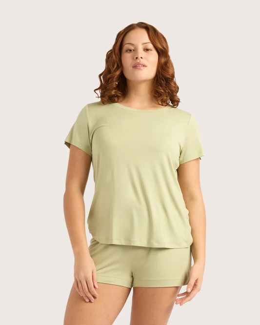 Boody Goodnight Sleep Tee - Sage