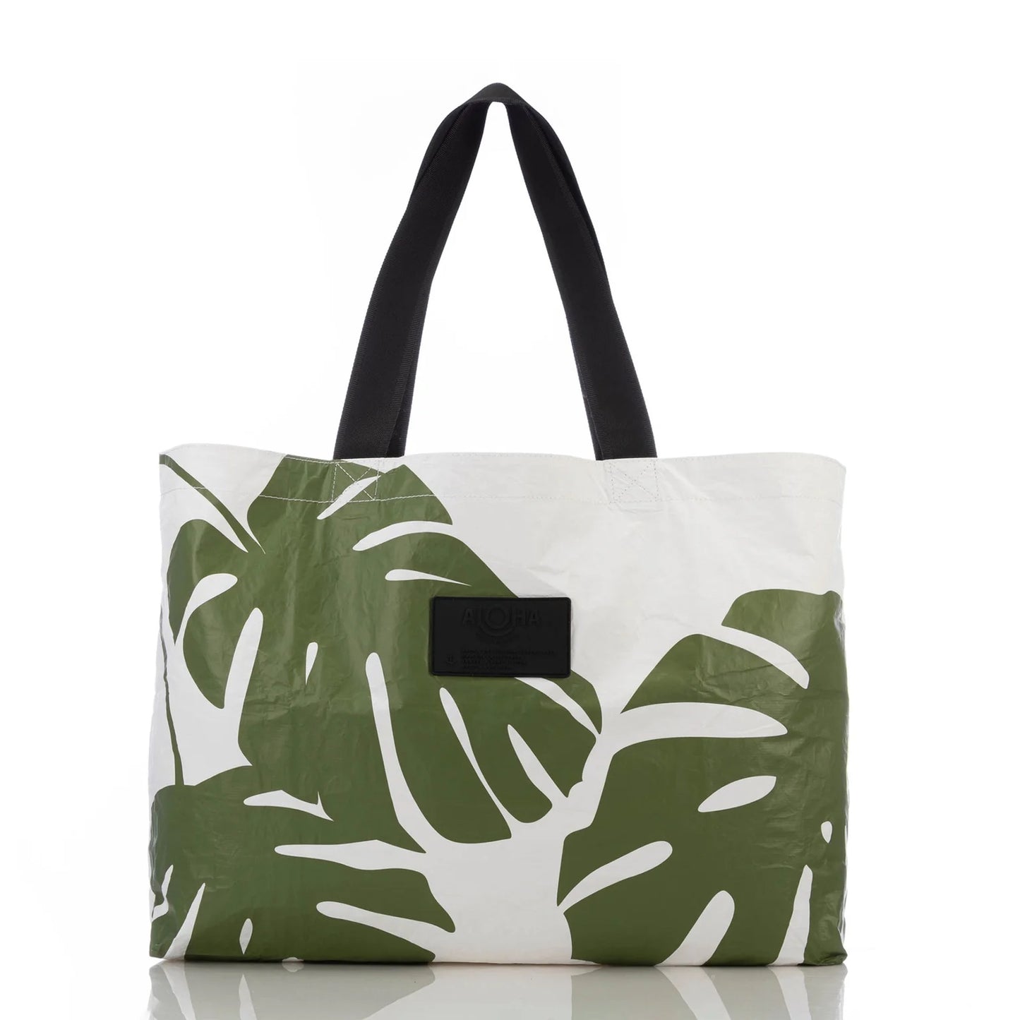 Aloha Holo Holo Tote Monstera · Seaweed