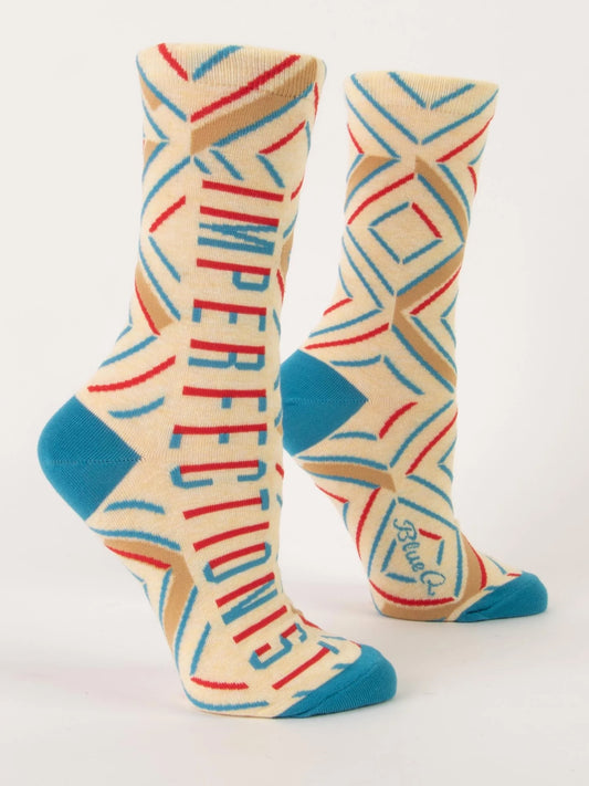 BlueQ Women's Crew Socks - Imperfectionist