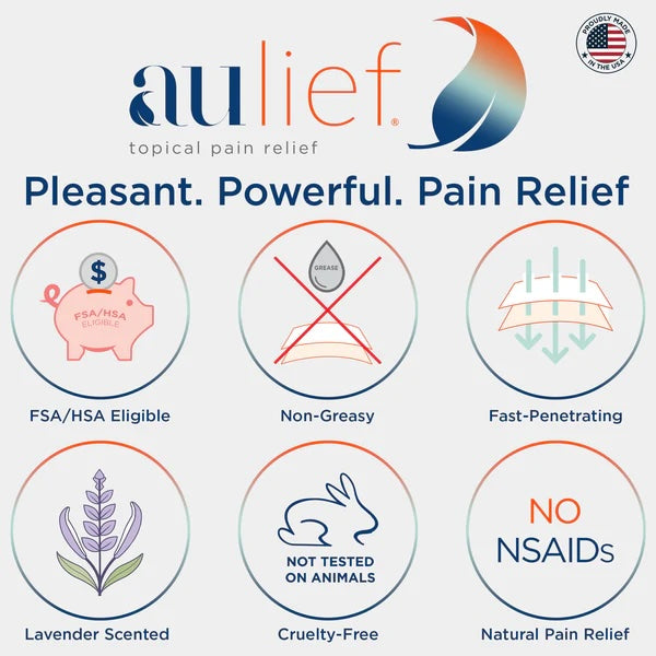 Aulief Topical Pain Relief Jar