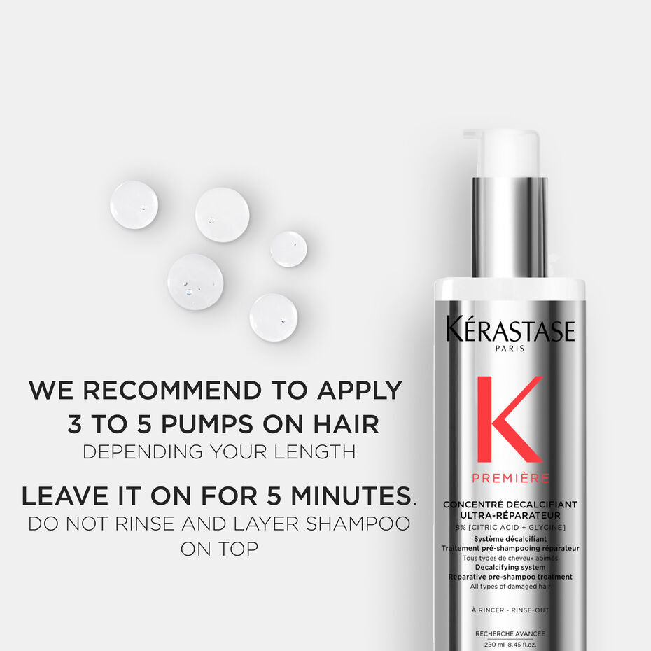 Kérastase Première Concentré Décalcifiant Ultra-Réparateur · Repairing Shampoo Treatment