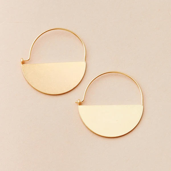 Scout Refined Earring Collection - Lunar Hoop