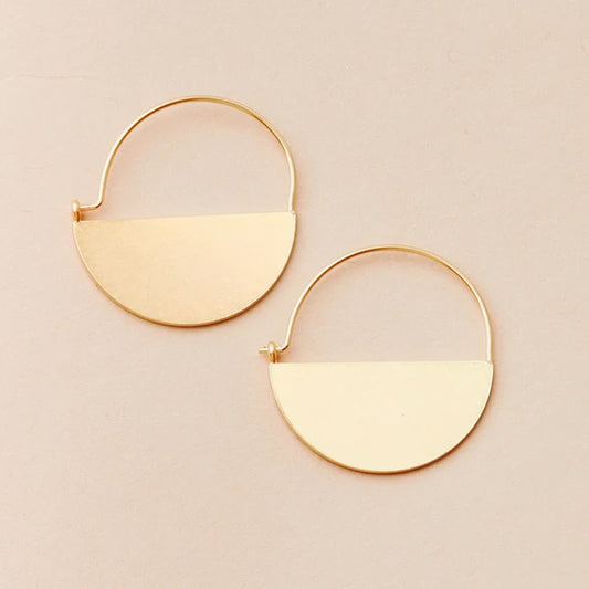 Scout Refined Earring Collection - Lunar Hoop