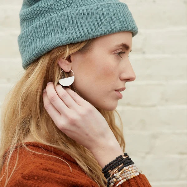 Scout Refined Earring Collection - Lunar Hoop