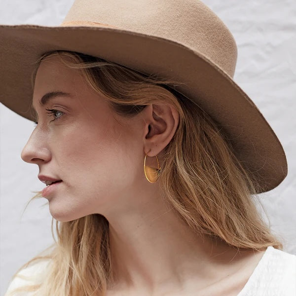 Scout Refined Earring Collection - Lunar Hoop