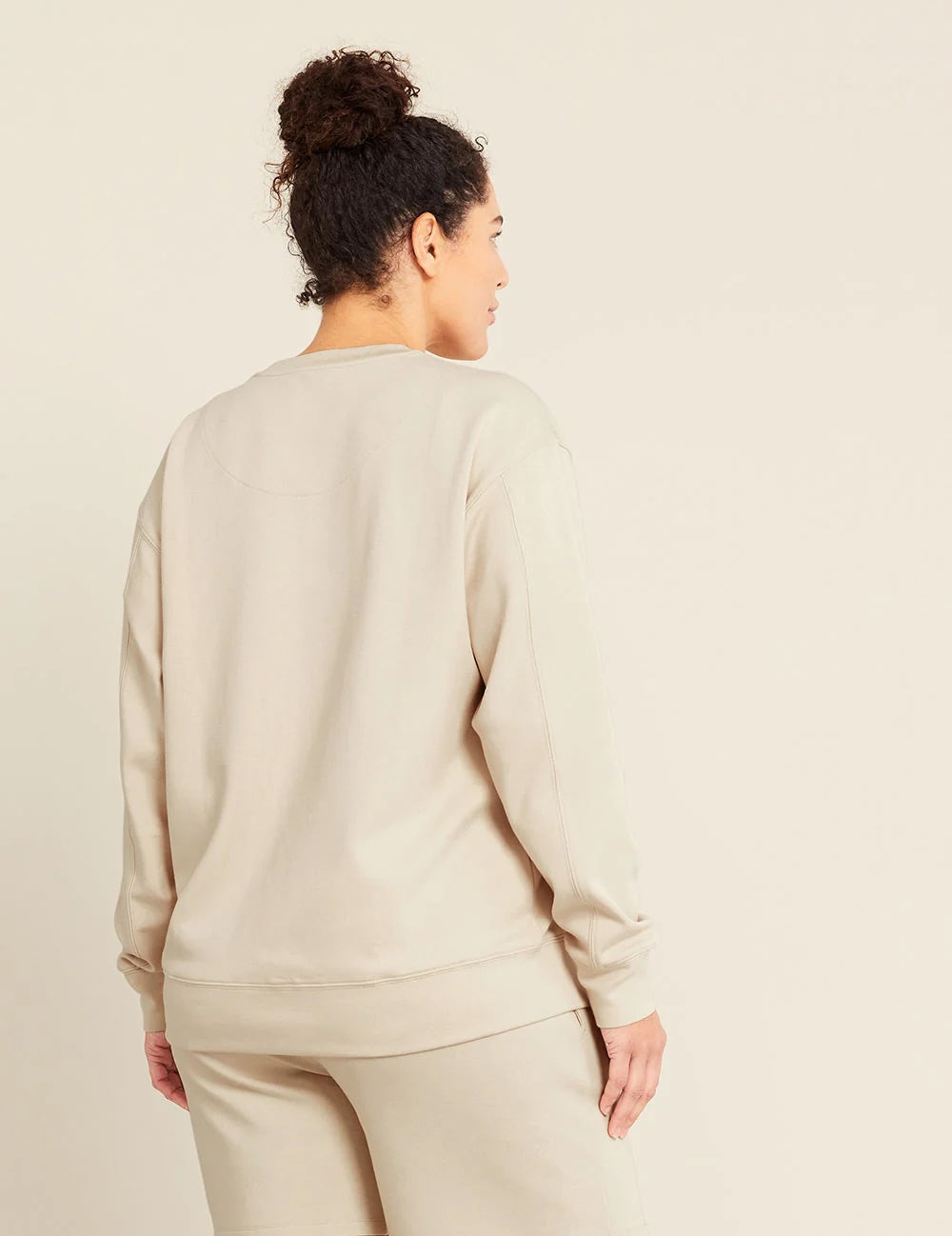 Boody Unisex Crew Neck Sweater - Sand