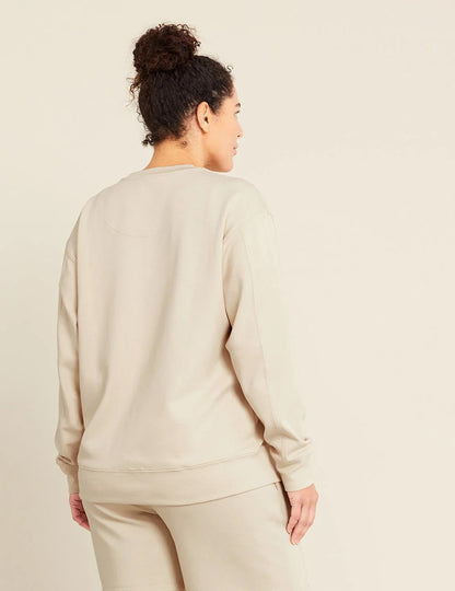 Boody Unisex Crew Neck Sweater - Sand