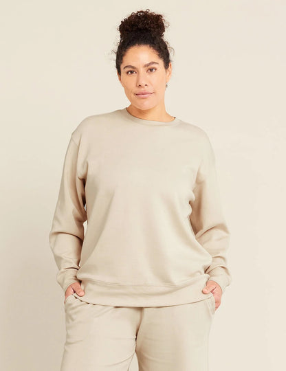 Boody Unisex Crew Neck Sweater - Sand