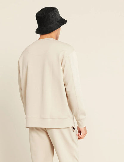 Boody Unisex Crew Neck Sweater - Sand