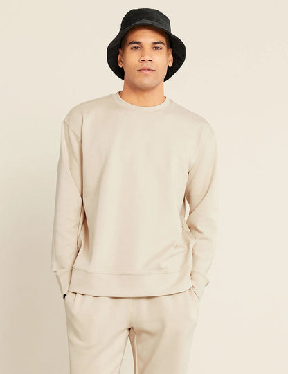 Boody Unisex Crew Neck Sweater - Sand