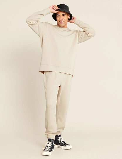Boody Unisex Crew Neck Sweater - Sand