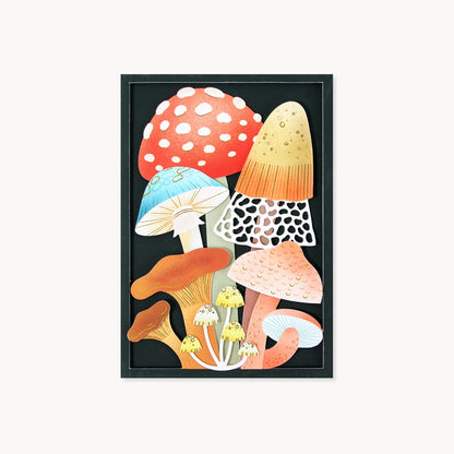 Greeting Card - Mushrooms