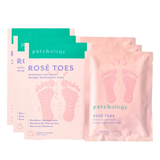 Patchology Rosé Toes Renewing Foot Mask