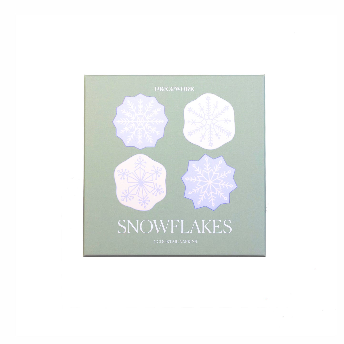 Novelty Cocktail Napkins - Snowflake