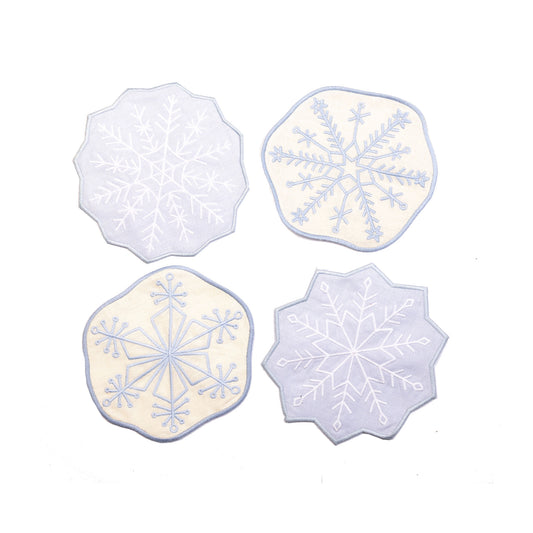 Novelty Cocktail Napkins - Snowflake
