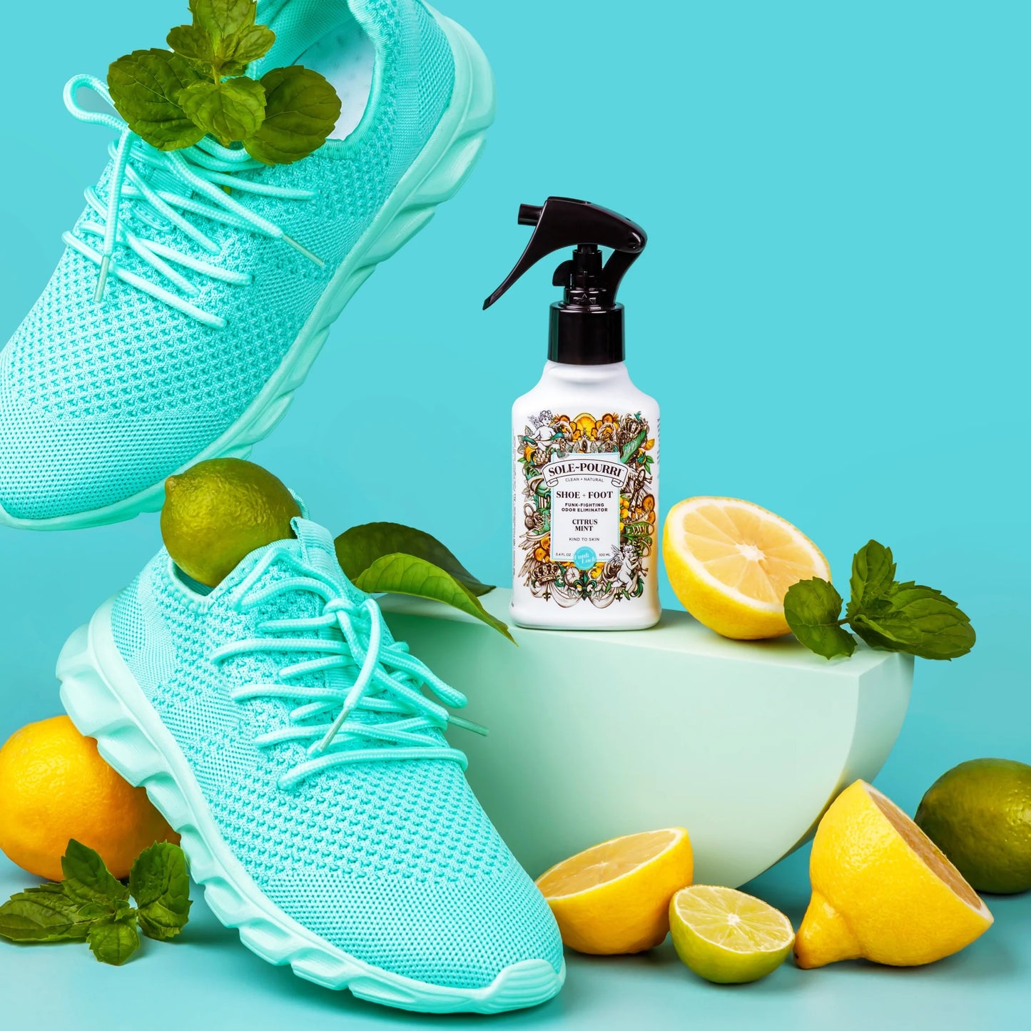 Sole~Pourri Foot Odor Freshener - Citrus Mint