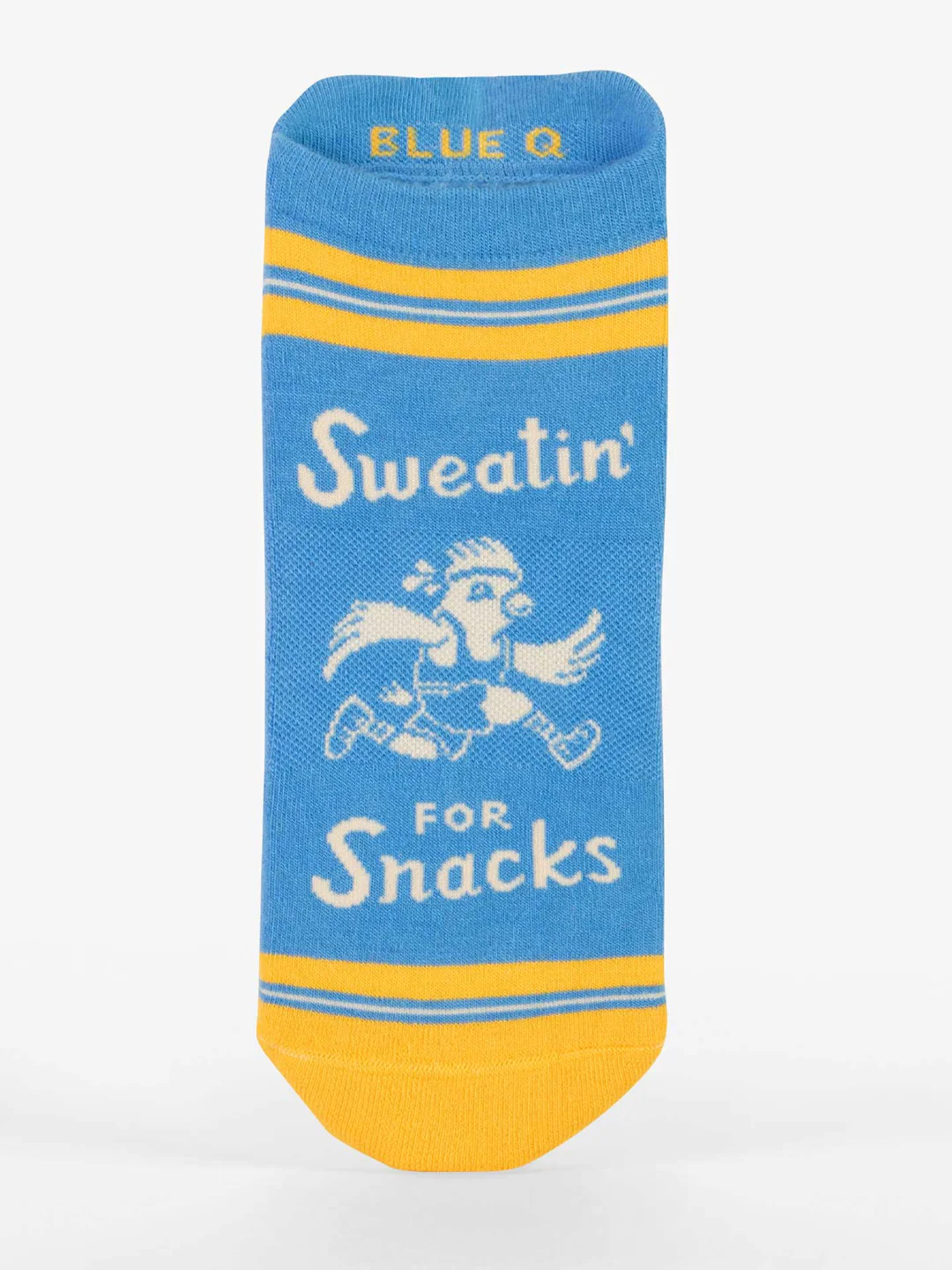 BlueQ Women's Sneaker Socks - Sweatin' for Snacks