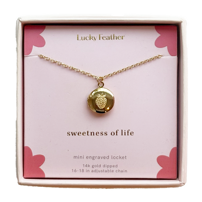 Engraved Mini Locket