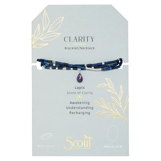Scout Teardrop Stone Wrap Collection - Lapis, Amethyst & Silver