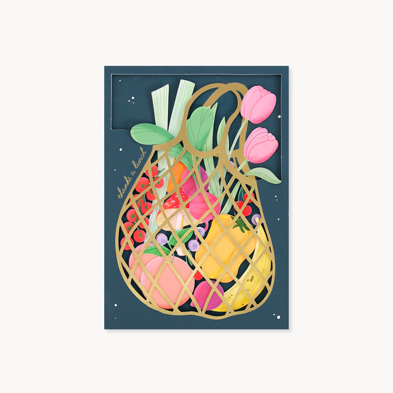 Greeting Card - Thanks a Bunch
